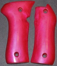 Llama III A, Micromax .380 Pistol Grips Magenta plastic