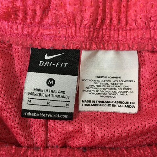 Nike Shorts Medium Youth Pink Athletic Mesh Basketball Dri Fit Casual Girls M - Picture 4 of 8