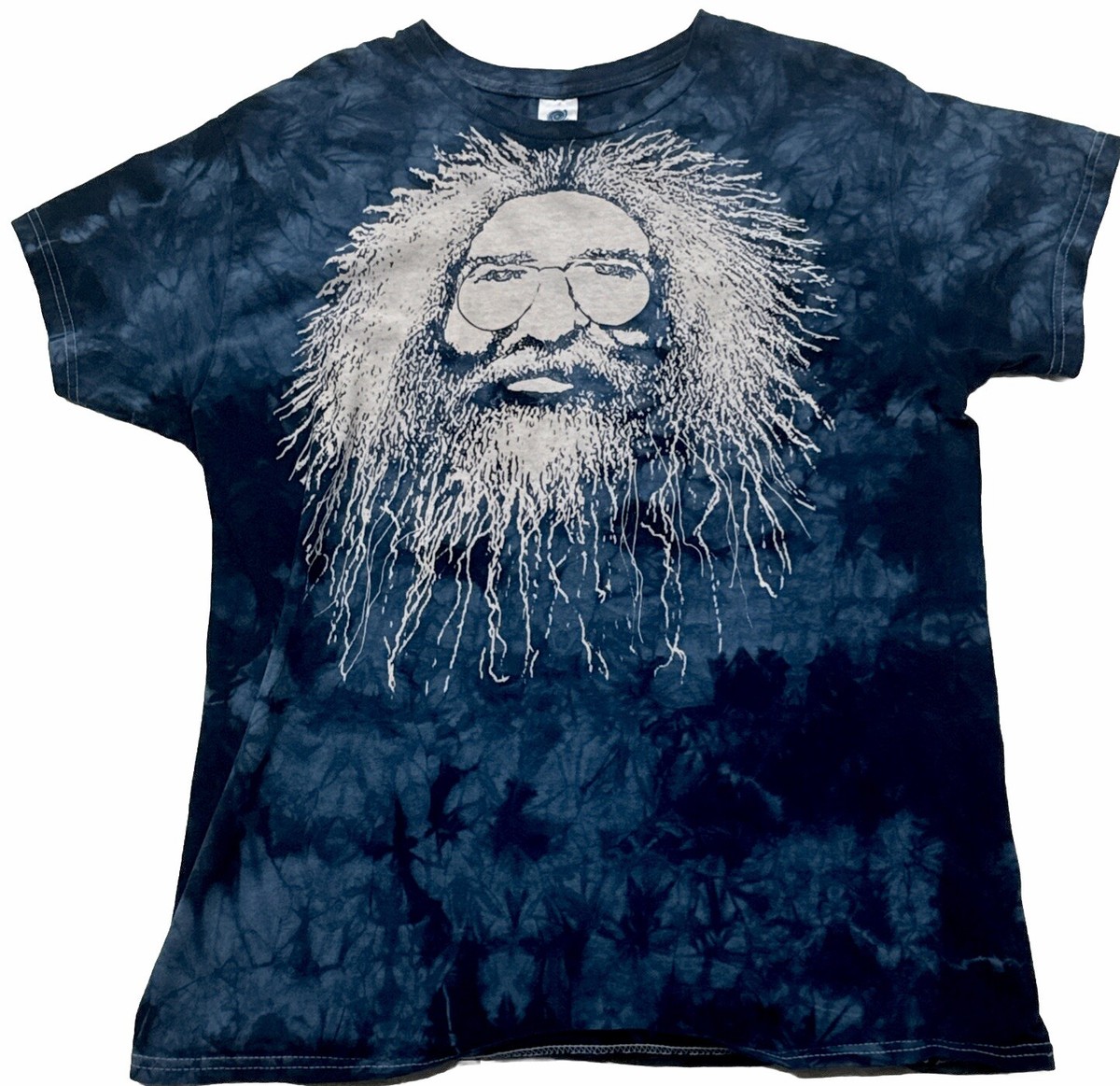 Grateful Dead 1993 Jerry Garcia Band Cool Blue & White T