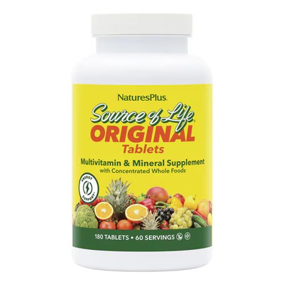 2 X NaturesPlus Source of Life� Multi-Vitamin and Mineral Supplement -- 180 Tab