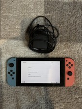 Nintendo Switch HAC-001(-01) Handheld Console - 32GB - Neon Blue