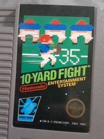 10 Yard Fight (Nintendo NES, 1985) Cartridge Only  Tested Authentic