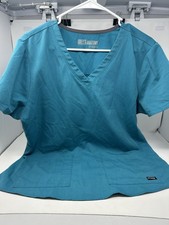 Grey's Anatomy By Barco Scrubs Shirt Women Size Large Green