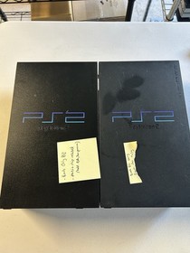 (For Parts / Not Fully Working) Lot x 2 PlayStation PS2 System Consoles - Lasers