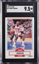 1990-91 FLEER #57 VINNIE JOHNSON SGC 9.5
