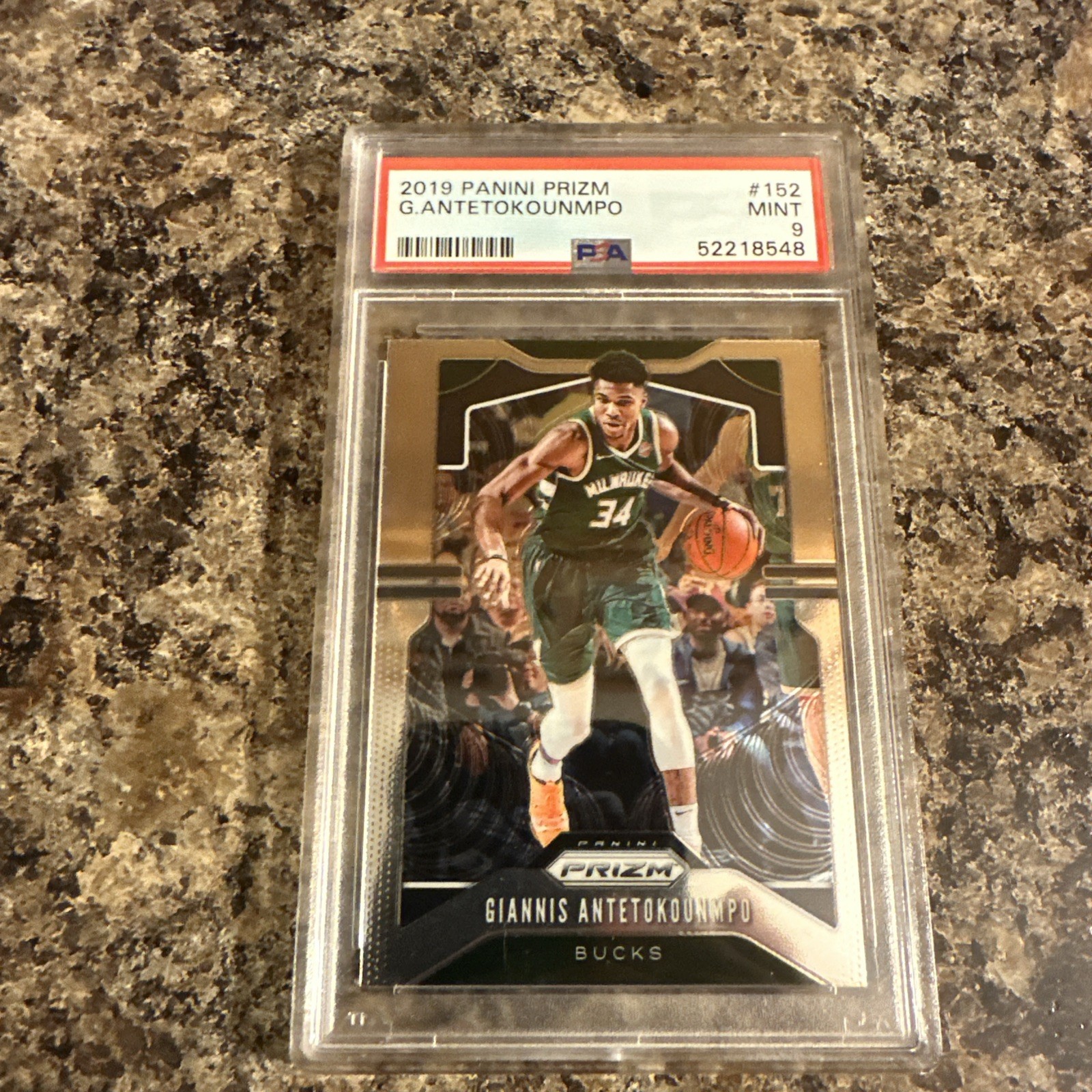 2019 Prizm | Giannis Antetokounmpo | #152 | PSA 9 | MVP Season!
