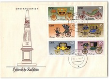 German Democratic Republic #1741-1746 FDC, 1976
