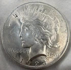 1923 Peace Silver Dollar $1 Philadelphia Mint 90% Silver Circulated