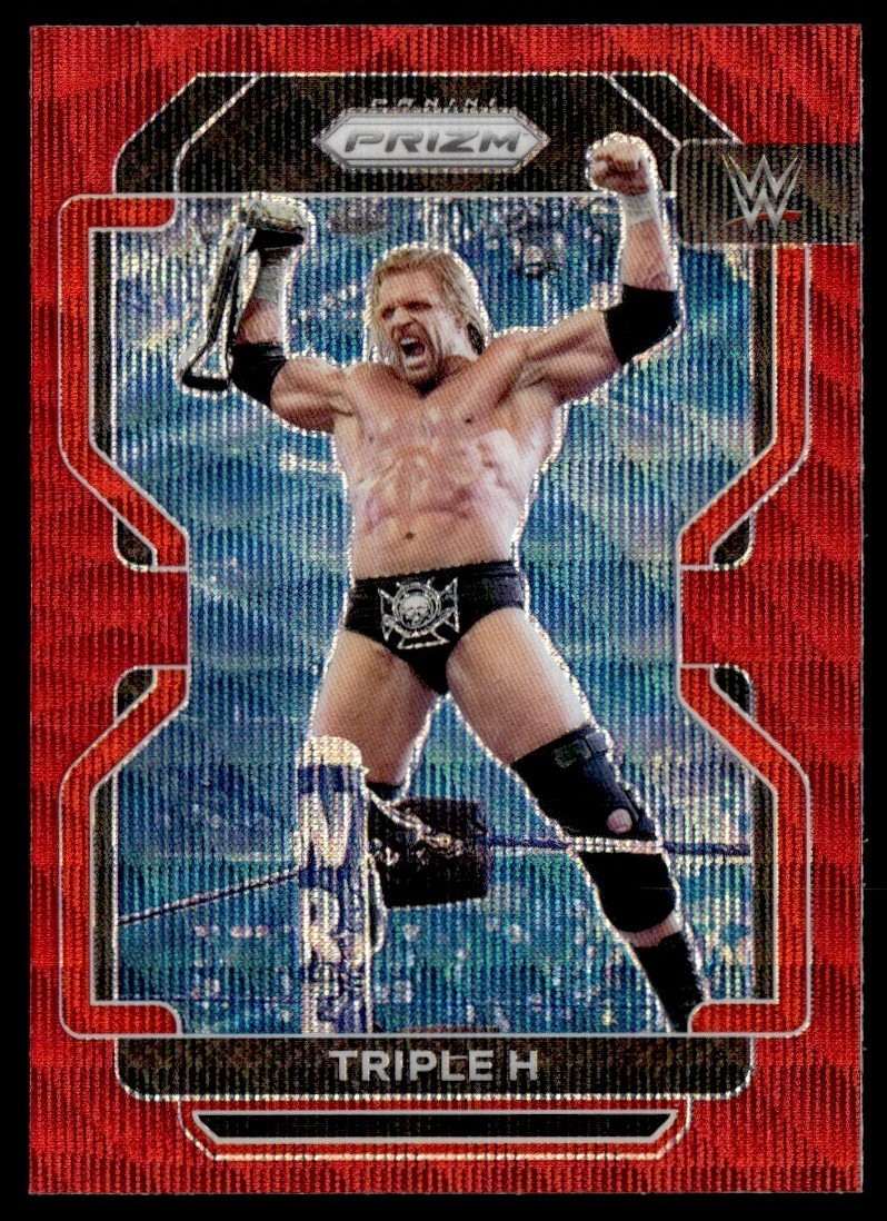 2022 Panini Prizm WWE Ruby Wave Triple H #194 C