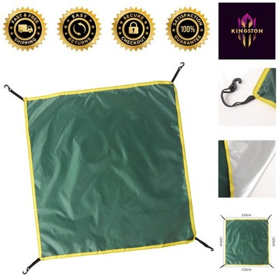 Compact UV-Resistant Rainfly for 3-4 Person Tents   Perfect for Camping Trips
