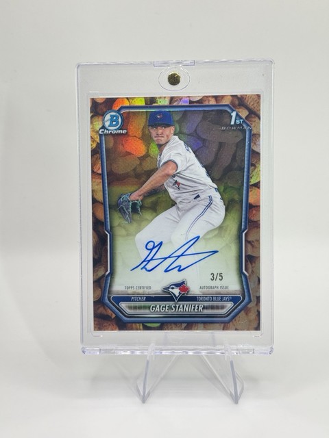 2026 Bowman Chrome Baseball Gage Stanifer Peanuts Refractor Auto Snack Pack /5