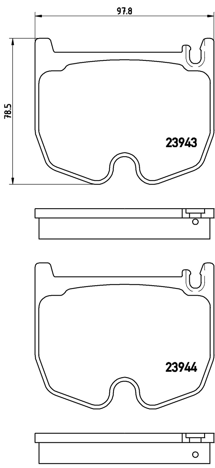 BRAKE PAD SET DISC BRAKE P 50 062 FOR MERCEDES-BENZ M113.990/991/992 5.4L 8cyl - Image 38