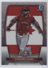 2023 Bowman Chrome WBC Flag Variations Refractor /499 Edouard Julien #WBC-3 0wx2