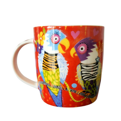 Maxwell & Williams Love Hearts Tiger Donna Sharam Porcelain 370 ml Coffee Mug