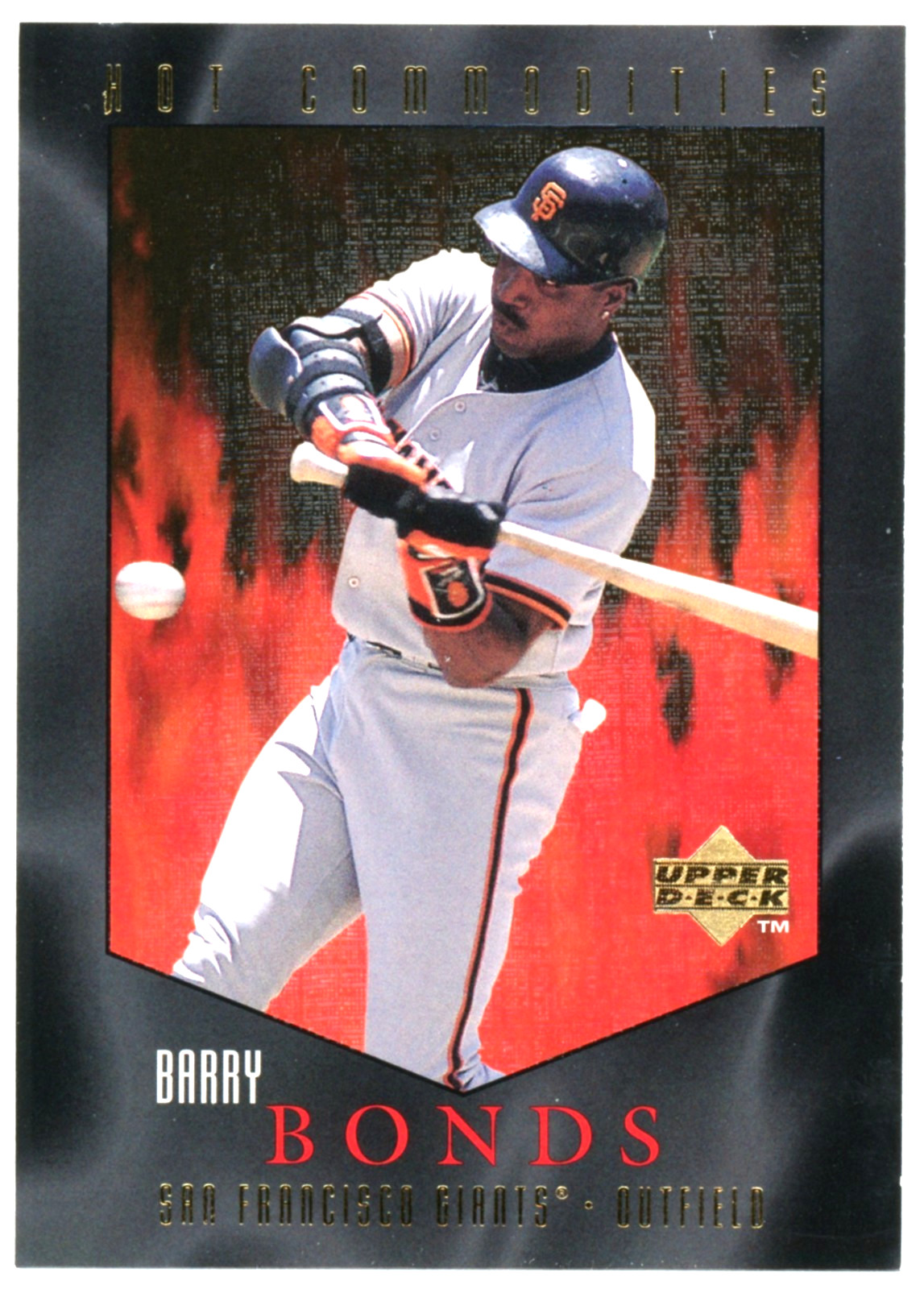 1997 Upper Deck Barry Bonds Hot Commodities #HC11 * All-Time Home Run Leader!