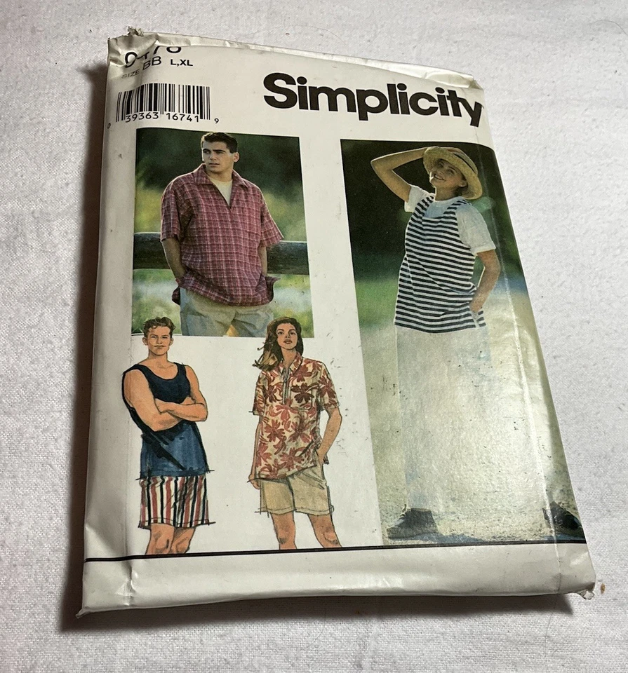 Simplicity Miss Men Shirt Tank Top Shorts Pants L XL 42"-48" Casual Sports 9478 - Image 4 of 4