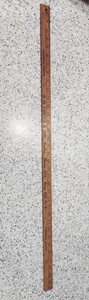 Vintaga 1930s Advertising Yardstick BH Carter Hardware, Mc Cormick & Deering