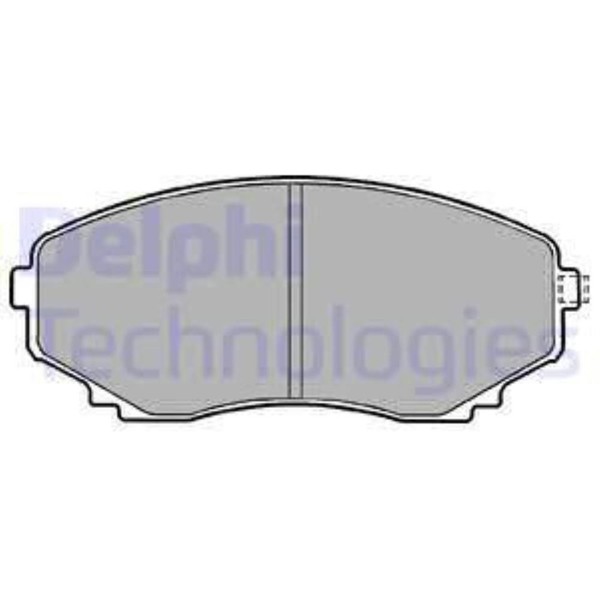 Delphi BremsbeläGe Vorne FüR Mazda MPV II E-Serie Pritsche/Fahrgestell-image