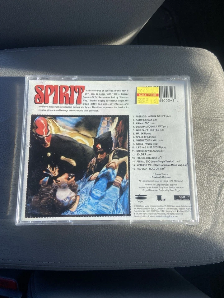 CD MADNESS-CLEAN,MUSIC JUNKIE,HOARDER DIED-SPIRIT-12 DREAMS OF DR. SARDONICUS - Image 2 of 4