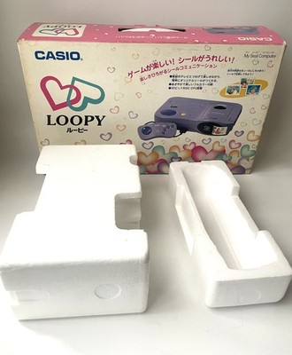 CASIO Loopy SV-100 My Seal Computer Console Boxed Used Japan Rare