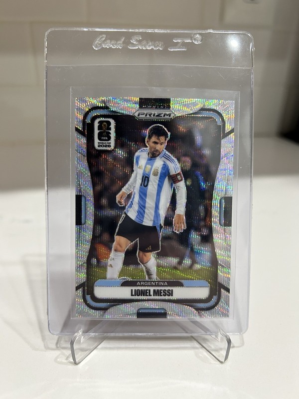 2026 Panini Prizm FIFA World Cup Lionel Messi #10 Argentina Wave Parallell