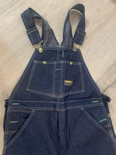 NWOT Vintage Oshkosh Cotton Overalls 30x30 Made in the USA