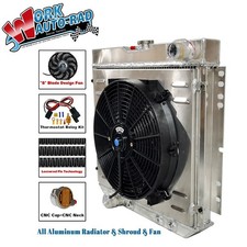 Aluminum Radiator Shroud Fan For Ford Maverickfairlane Mustang Comet 1969-1973 Aluminum Radiator Shroud Fan For Ford Maverickfairlane Mustang Comet 1969-1973