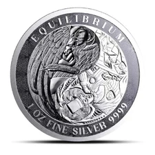 2024 1 oz Tokelau Equilibrium Silver Coin (BU)