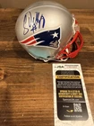 Corey Dillon Autographed Mini Helmet New England Patriots JSA Certified