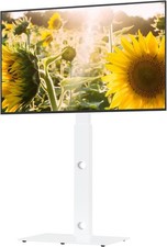 BONTEC TV Floor Stand for 30-70 Inch LED LCD OLED Flat Curved TVs Height Adjust