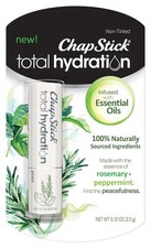 ChapStick Total Hydration Essential Oils Peace Lip Balm, Rosemary + Peppermint