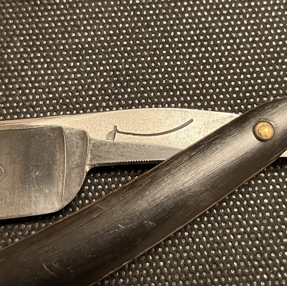 Rara maquinilla de afeitar George Wostenholm & Sons The Real Pipe Foto 4 de 4