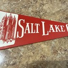 SALT LAKE CITY VTG Travel Decal MORMAN TEMPLE  8" LUGGAGE TRAIN CASE STICKER NOS — photo 3