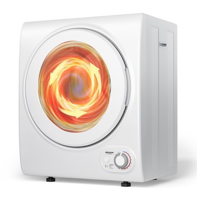 1.5 Cu.Ft Portable Clothes Dryer Front Load Dryer Machine, Compact Laundry Dryer