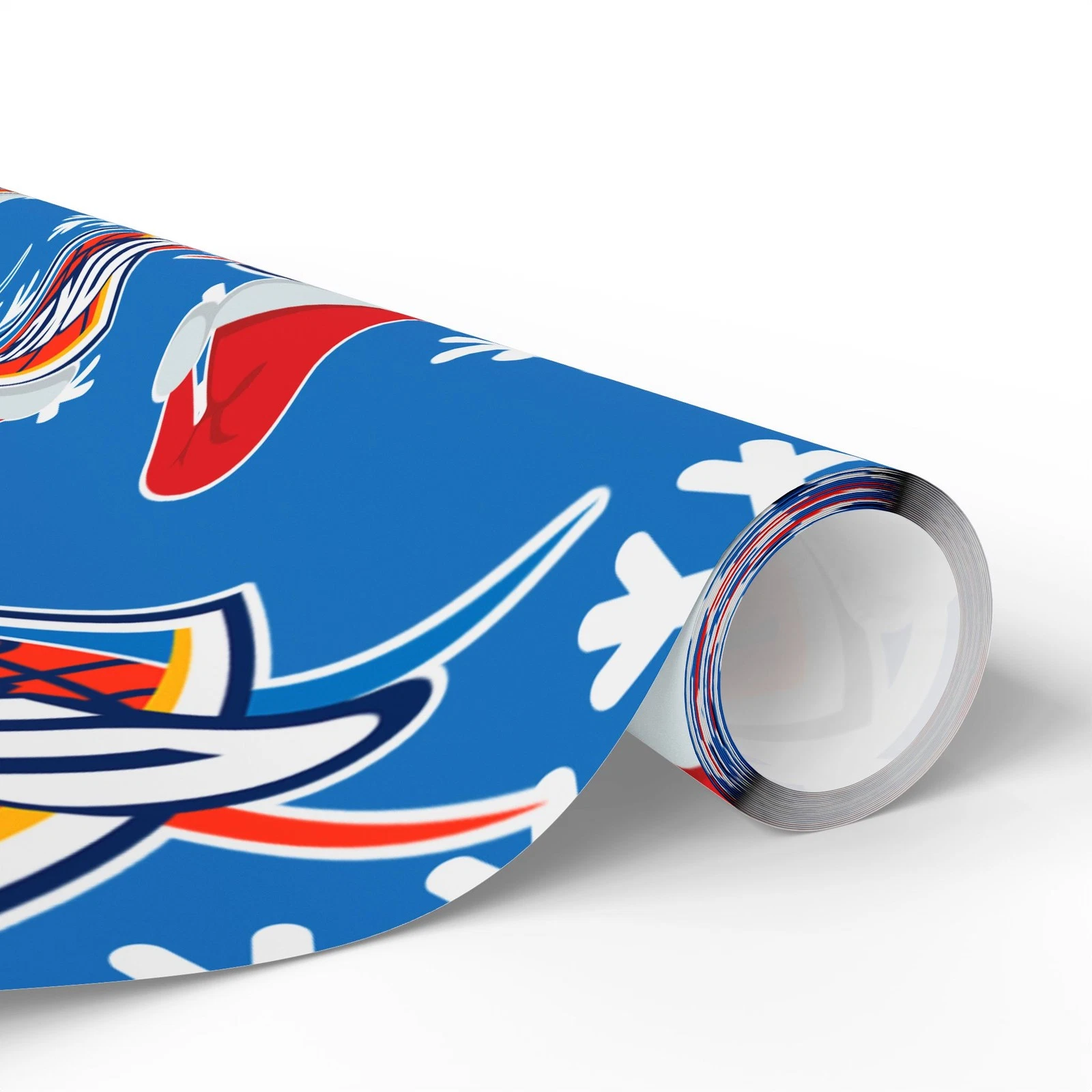 Oklahoma City Thunder Gift Wrapping Paper for Holidays Christmas