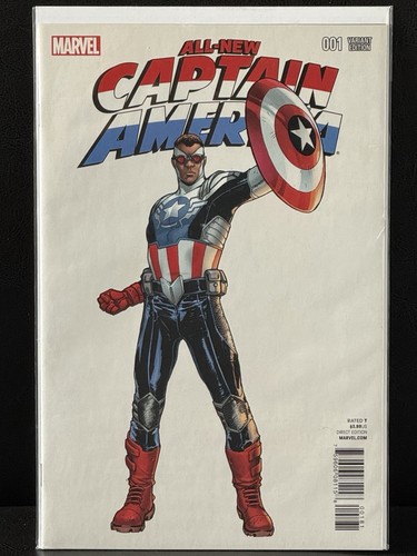 🔥ALL-NEW CAPTAIN AMERICA #1 SARA PICHELLI 1:25 Incentive Cover MARVEL 2014 NM🔥