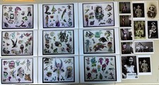 23 Vintage Tattoo Flash by Don Nolan, Sailor Jerry Dragon Lady , Olivia More