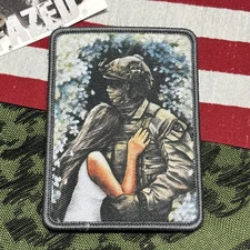 Welcome Home Hero Tactical Hook Loop Patch High Quality 2.5x3.5”