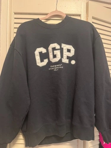 Codegraphy Sweater, Pullover, Navy Blue Men's Medium - product listing photo
