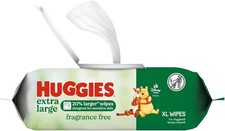 Huggies Extra Large Baby Wipes, Unscented, 1 Flip-Top Pack, 42 XL Wipes Total, P