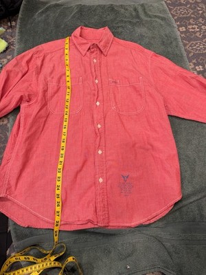 Esprit Sport Men's Vintage  Button Down Shirt Size Small 100% Cotton Perfect