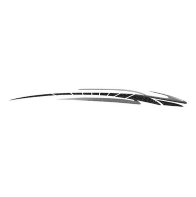 Race Graphics Galatica In Ebony/ Graphite Met 6 x 108 Inch - (P/N 85014)