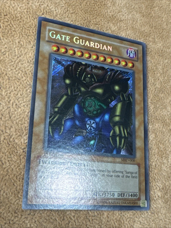 🔥 ENGLISH YUGIOH Gate Guardian MRD-000 SECRET Metal Raiders 1st Edition VLP #1 - Image 3 of 4
