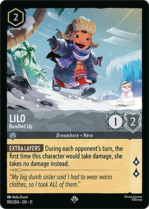 Lilo - Bundled Up Winterspell #195/204 NM