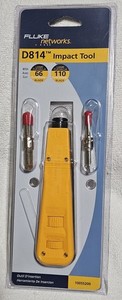 Fluke Networks D814  Impact Tool w/ 66 blade, 110 blade (10055200) "NEW&SEALED"