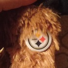 Officially Licensed NFL Pittsburgh Steelers Plush Teddy Bear Black Hoodie — photo 3