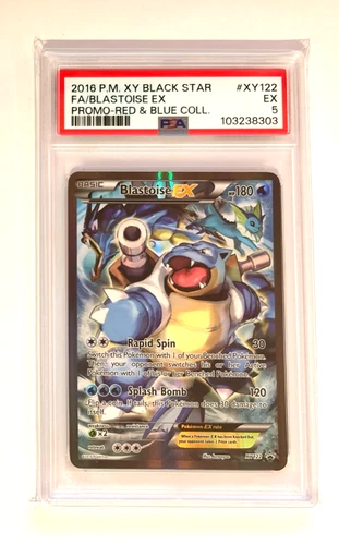 Blastoise ex XY122 Pokemon XY Black Star Promo PSA 5