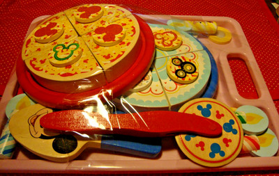 Play Circle ~ Battat Princess Birthday Party Large Lot Wooden Toys/Pink Tray 240
