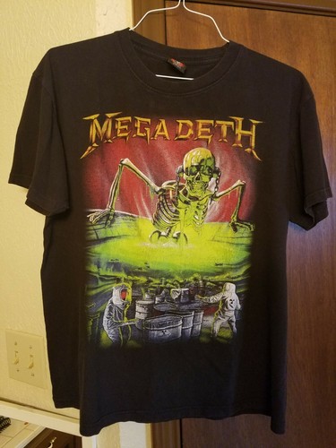 megadeth vintage t shirt No More Mr 