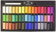 Non Toxic  Soft Pastel Set of 48 Assorted Colors Square Chalk